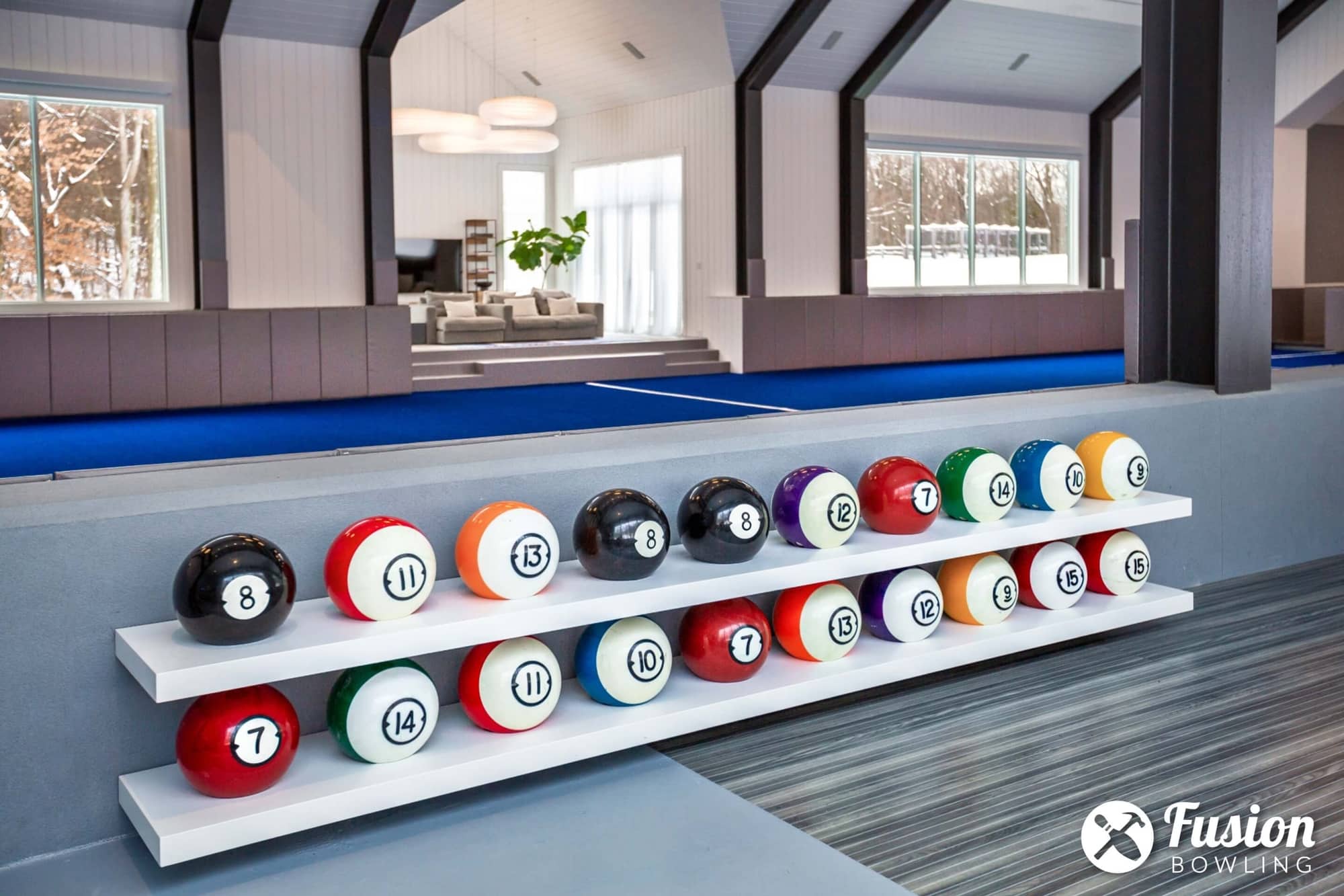 Storage Ideas for Home Bowling Alley Balls & Shoes